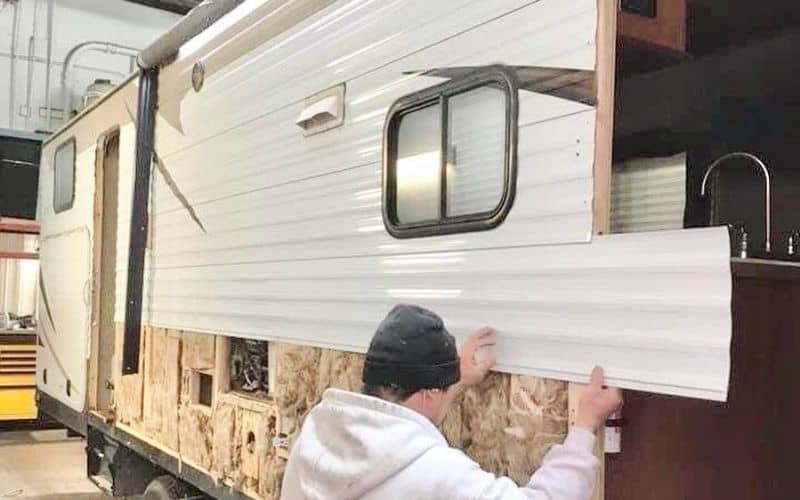 travel trailer siding panels