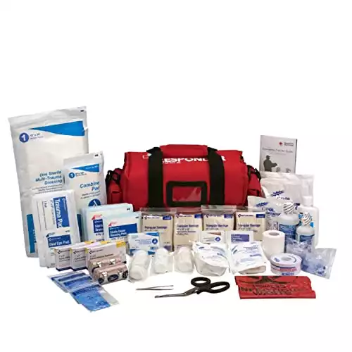 First Aid Only 520-FR All-Purpose Emergency First Aid Kit for Home, Work, and Travel, 158 Pieces