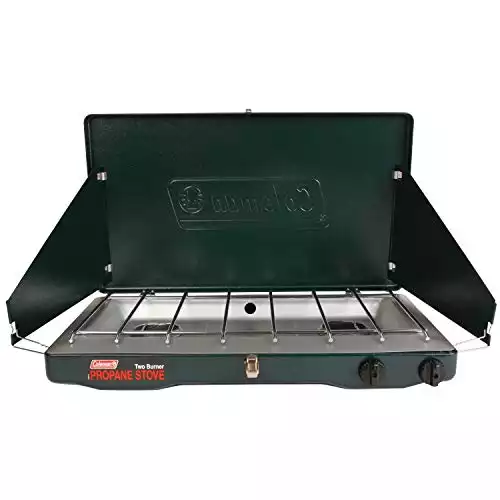 Coleman Gas Camping Stove | Classic Propane Stove, 2 Burner, 4.1 x 21.9 x 13.7 Inches