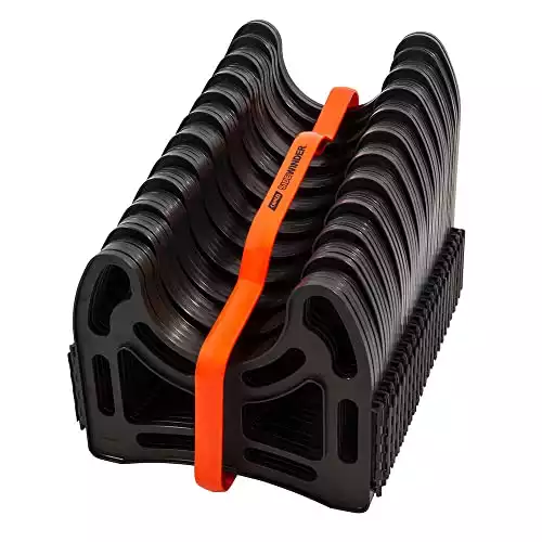 Camco Sidewinder 20-Ft Camper / RV Sewer Hose Support | Telescoping Design Flexes Around Obstacles & Deep Cradles Hold Sewer Hose | Out-of-the-Box Ready & Folds for RV Storage and Organization...
